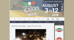 Desktop Screenshot of italianweek.ca